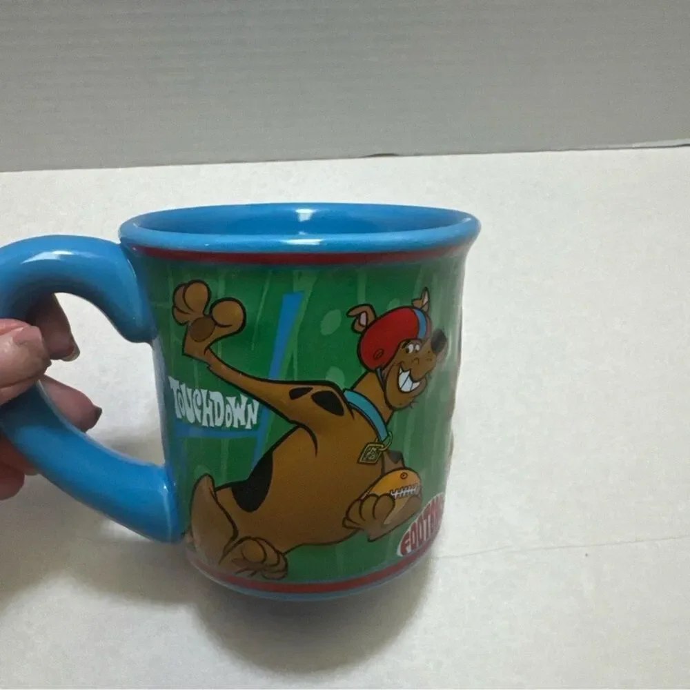 Scooby Doo Football 3-D Large Blue Mug